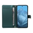 thumbnail image 4 of TECH CIRCLE Crossbody Wallet Case for Google Pixel 8A, Elegant PU Leather Zip Pocket Foldable Stand Cover with Lanyard & Shoulder Strap, Card Holder, Shock-Absorbent TPU Bumper, Dark Green, 4 of 12