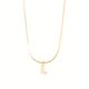 thumbnail image 1 of Collar Cadena Ligera Chapa Oro DIAMANTE POLO RIVERA Dije Letra L PR POLO RIVERA CLCD012, 1 of 3
