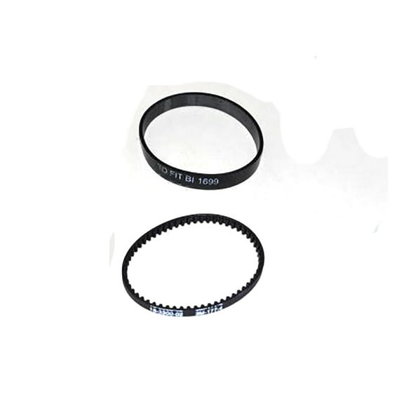Replacement Part For Bissell ProHeat Vacuum Everclean 1 Flat and 1 Geared Belt # 18-3301-00