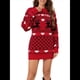 thumbnail image 2 of Suéteres Navideños para Mujer - Suéteres Navideños Feos para Mujer - Vestidos de Punto Decorativos para las Fiestas de Invierno Rojo M, 2 of 10
