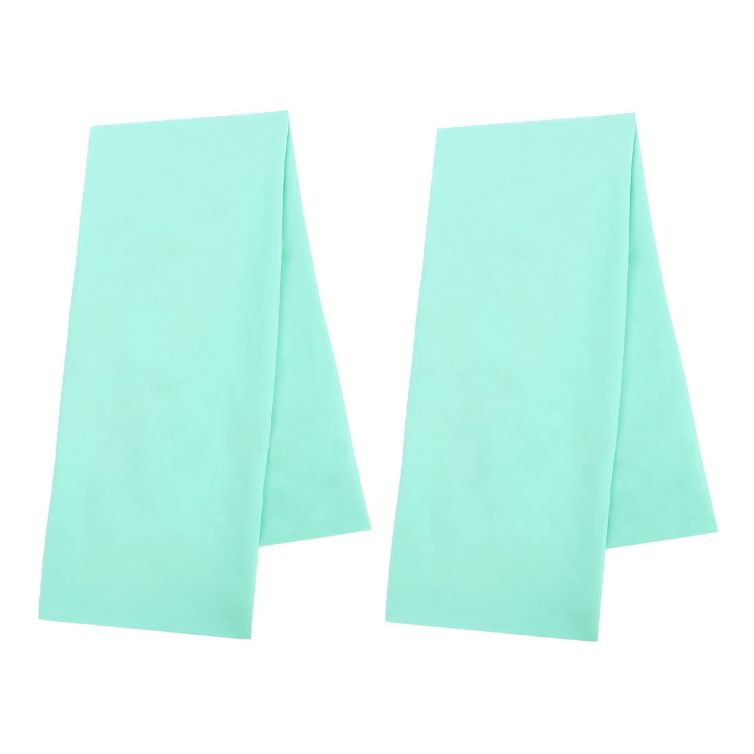Unique Bargains Microfiber Solid Long Body Pillowcases, 2-Pack Spa Blue 20" x 54"