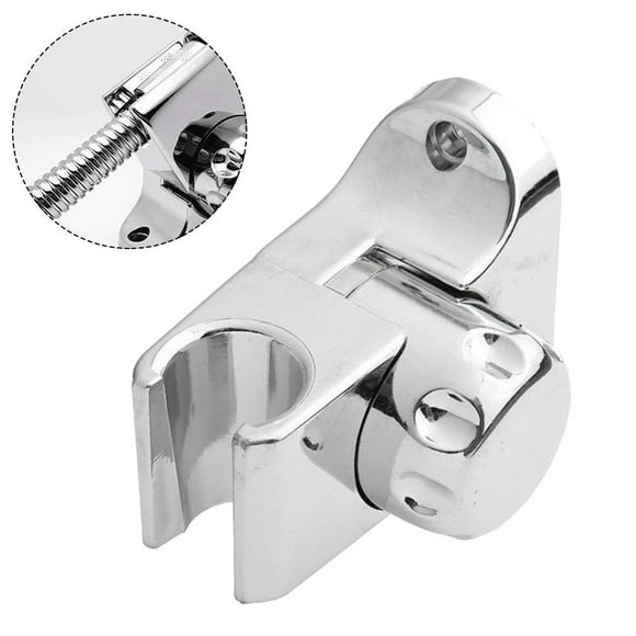 Bgsha Adjustable Shower Head Holder Chrome Wall Holder Shower Head Holder Hand Shower