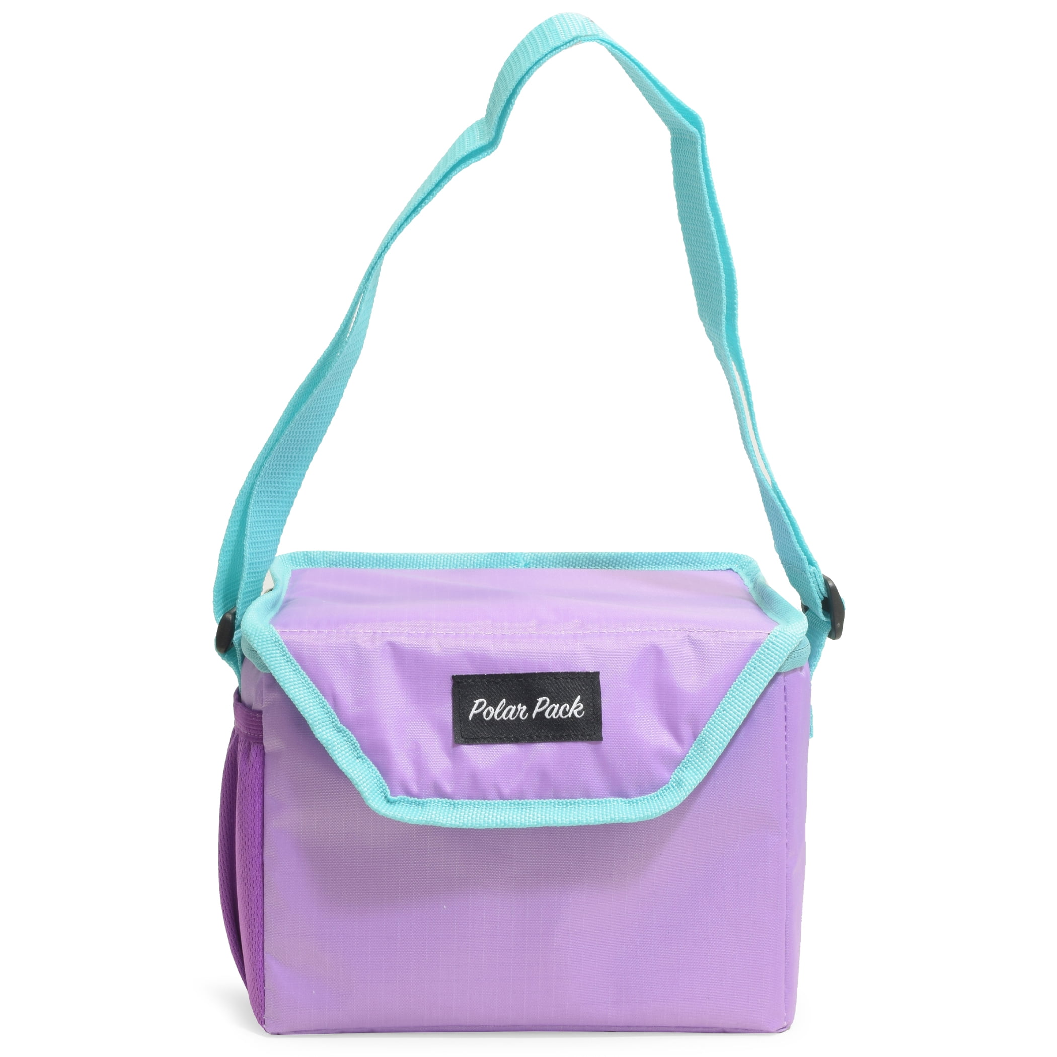 (2 pack) Polar Pack Upright Reusable Polyester Lunch Box for All Ages