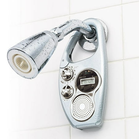 Shower Clock Radio W/tv Audio