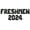 Black, variant on Letter Balloons - FRESHMEN 2024 16" Inch Alphabet Letters Foil Mylar Balloon Freshman Year Party Banner (Rose Gold)