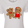 thumbnail image 4 of Inktastic Gingerbread Couple Women's T-Shirt, 4 of 5