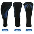 thumbnail image 3 of Golf Clubs Head Covers,3 PCS Breathable Golf Iron Cover Set with Replaceable Labels for Golf Wood Club, 3 of 6