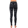 thumbnail image 3 of Women Vintage Christmas Xmas Deer 3D Print Skinny Leggings Pants Ladies High Waist Full Length Stretchy Casual Slim Skinny Sport Pencil Pants Size S-XL, 3 of 5