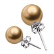 thumbnail image 1 of SHENSS-pendientes de plata de ley 925 para mujer, aretes con forma de concha y Perla, de 3mm a 12mm, de estilo clásico, 1 of 4