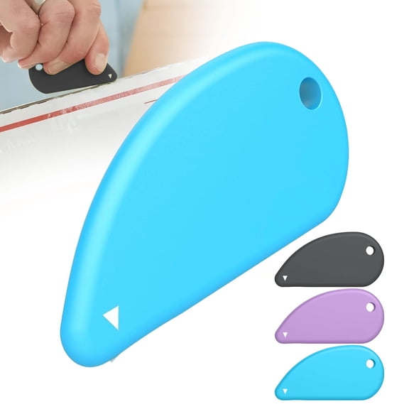 Hilingoto Micro Safety Cutter | Safe Ceramic Box Cutter Lasting 11x Longer than Metal | Keychain Box Opener | 3 Pack
