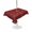Red, variant on Outdoor Tablecloth with Umbrella Hole for Patio/Picnic/Party/Camping, Boho Geometric Waterproof Table Cloth Rectangle Table Cover Washable, Country Ethnic Nation Abstract Motifs (60"x 120")