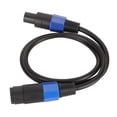 thumbnail image 1 of Cable De Altavoz Profesional, Cable Amplificador De Escenario, Seguro, Estable, Bloqueo De Rápido De 3,3 Pies Para Conexión, 1 of 7