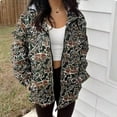 thumbnail image 2 of VIWORLD Women's Spring Fall Fashion Camouflage Print Hooded Long Sleeve Zip Up Streetwear Coat with Pockets Camouflage，S, 2 of 4