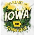thumbnail image 2 of Iowa Heart Of The Corn Belt Farmer Womens Slim Fit Graphic Tee Brisco Brands X, 2 of 5