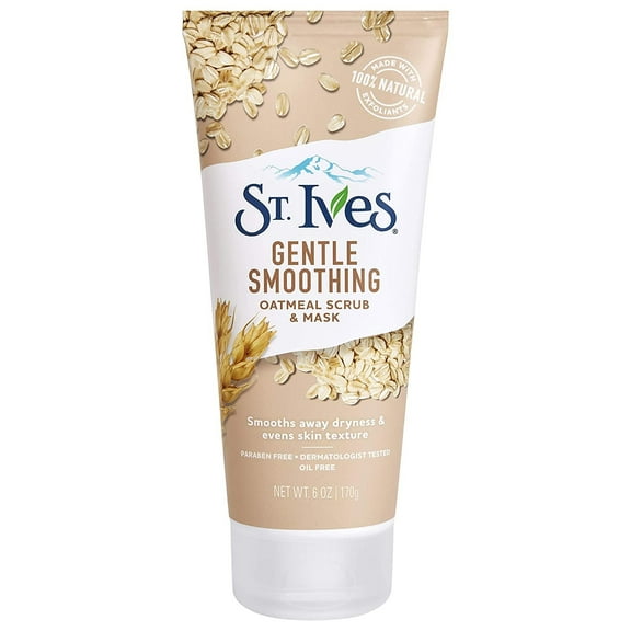 St Ives Nourished And Smooth Oatmeal Scrub and Mask 6 oz