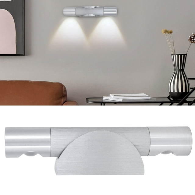 Lámpara de Noche, Iluminación Interior 85-265V 6W IP20 ALUMINIO PLETADO Impermeable 360 Rotando para el Inodoro para la Sala de Lectura Para la Para El