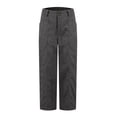 thumbnail image 6 of Women Corduroy Pants Casual Fall Pants Waisted Straight Leg Pants for Women Stretchy Work Trousers with Pockets Gray XL, 6 of 7
