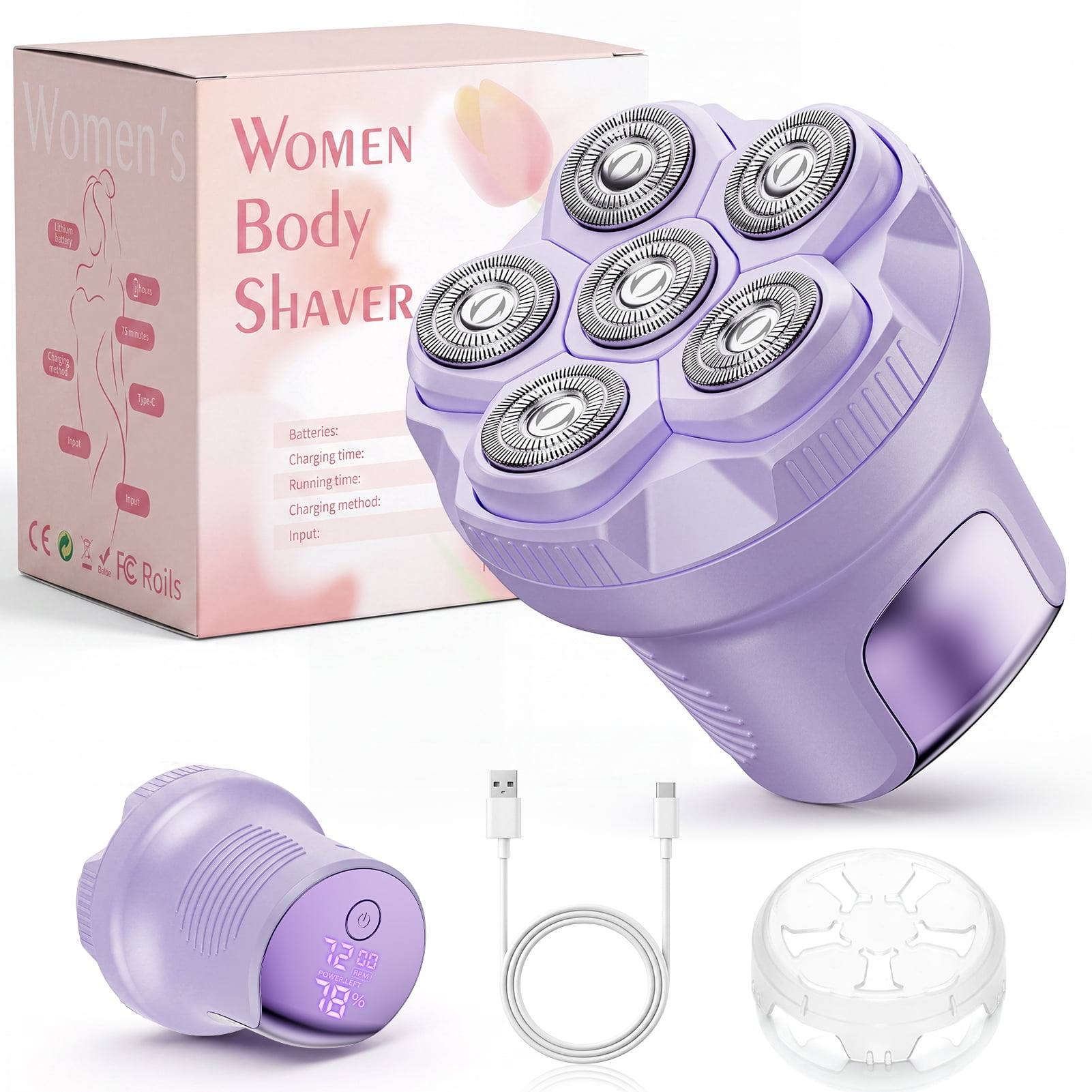 Panasonic ES2216PC Women's 4-Blade Electric Shaver, Bikini