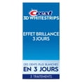 thumbnail image 2 of Crest 3DWhitestrips 3 Day Brightener At-Home Teeth Whitening Kit, 3 Treatments, Whiter Teeth in 3 Days, 2 of 12