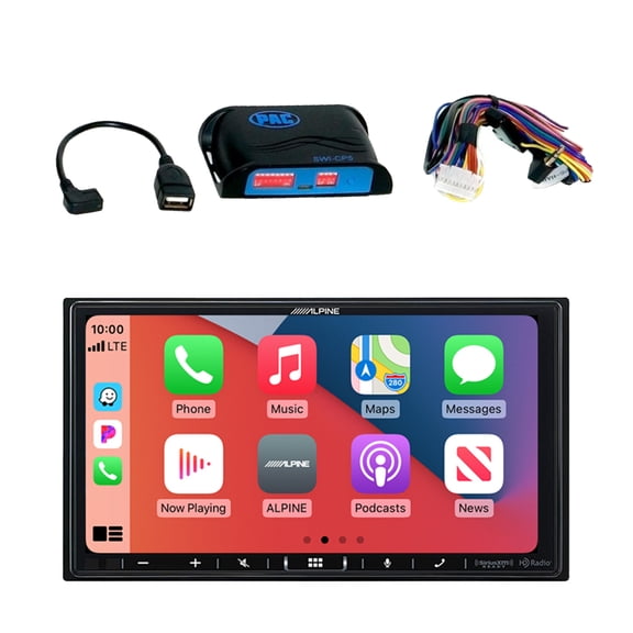 Alpine ILX-407 7" Multimedia Receiver w/ SWI-CP5 Steering Wheel Interface