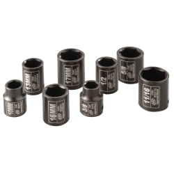 3/8  Drive 8 Piece Metric and SAE Impact Socket Set