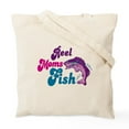 thumbnail image 2 of CafePress - Reel Girls Fish Tote Bag - Unisex Canvas Tote Bag, Beige, 1-Piece, 2 of 8