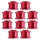 thumbnail image 4 of 10 tornillos para cadena de bicicleta de una sola velocidad, de color rojo, de 4,9 mm, de aluminio, para cadena de bicicleta de montaña, 4 of 8