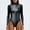 C-Black, variant on Women Yoga Jumpsuits Shiny Undergarment for Sheer Dress Metallic Pvc Leather Square Sweat Waist Trainer for Women Plus Size Neck Long Sleeve Leotard Beauty Fit Corset Slender Bodysuit