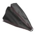 thumbnail image 2 of Vobor Gear Shift Knob Cover - Universal Bright Black PU Leather Gear Shift Knob Cover Cubierta de la bota de la polaina del engranaje de puntada roja, 2 of 14