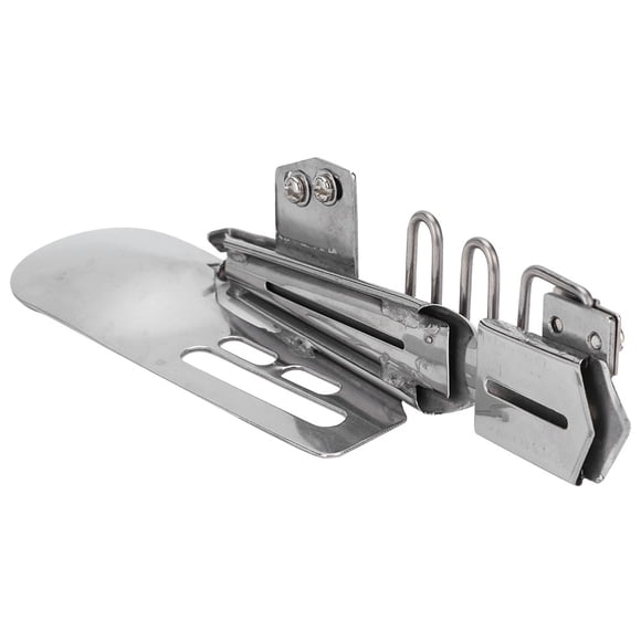 Accesorio para máquina de coser doméstica con cilindro elástico de doble carpeta (entrada de 1-3/8 pulgadas, salida de 3/8 pulgadas)