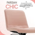 thumbnail image 5 of Elle Decor Adelaide Office Chair Light Pink, 5 of 8
