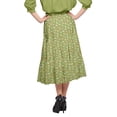 thumbnail image 4 of Moomaya Printed Skirts For Women Below Knee Length Skirt For Girls Clothing, 4 of 5