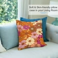 thumbnail image 7 of 2PCS Nostalgic Vintage Floral Throw Pillow Cover, 18 X 18 Inch Holiday Party Cushion Case Decoration for Sofa Couch, 7 of 7
