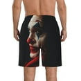 thumbnail image 3 of Joker Movie Men's Beach Shorts Swim Trunks Casual Quick Dry Board Shorts Swimwear with Mesh Lined and Pockets, 3 of 8