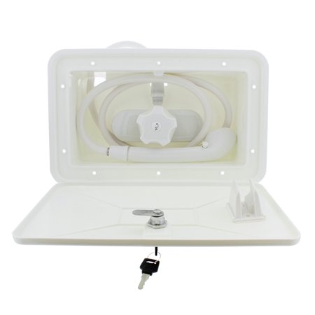 Empire Faucets White Rv Outdoor Shower Box Shower Valve With