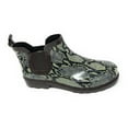 thumbnail image 6 of Forever Young Women's Pull Up Snake Skin Print Chelsea Rain Boots, 6 of 6