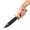 thumbnail image 4 of M09 Props Daga Goma Simulación Juguete Espada Arma Entrenamiento Tactis Bayoneta Suave 33cmMud Color YUNYI BRAND Deportes, 4 of 8