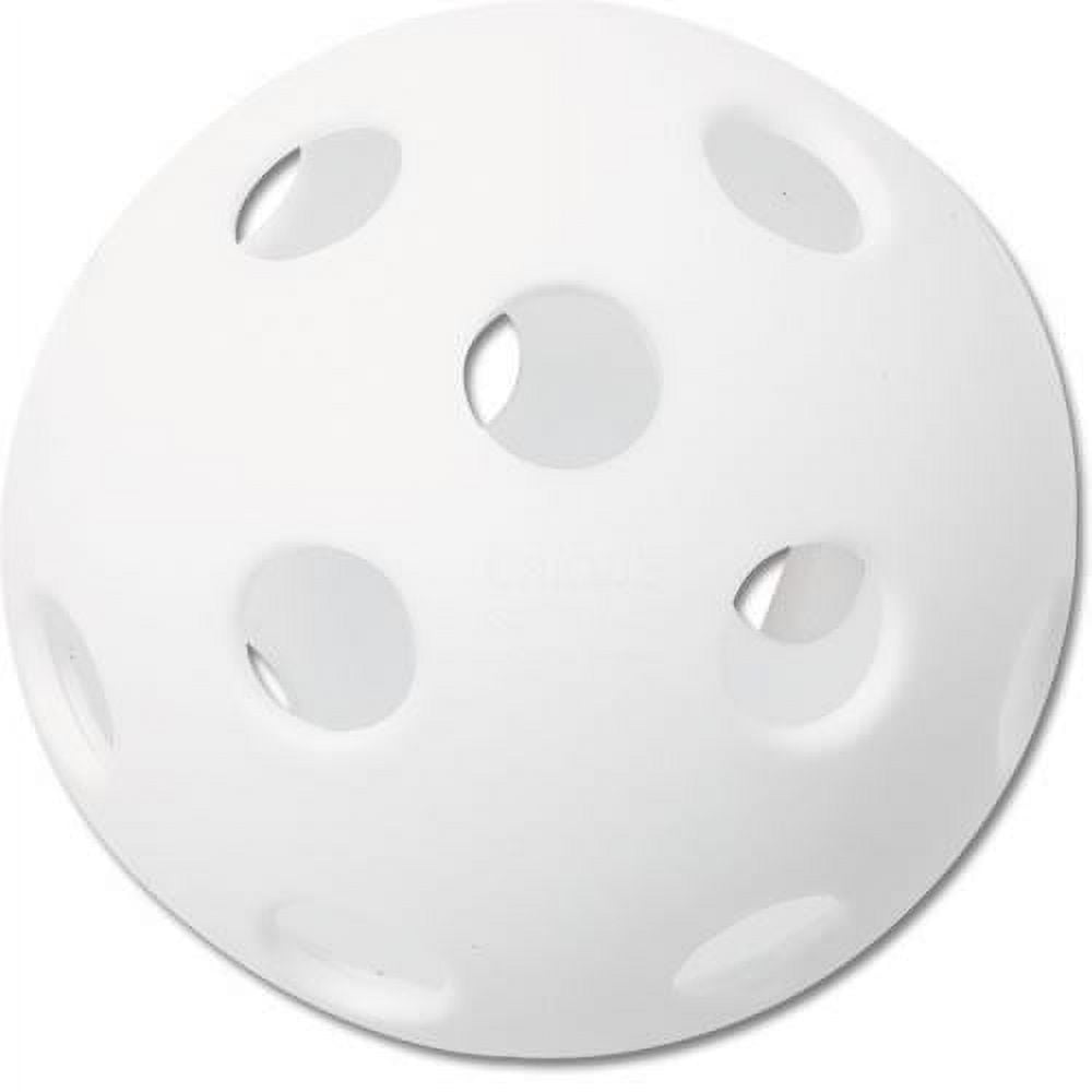 BSN SPORTS Plastic Training Baseballs, White, 6 Count
