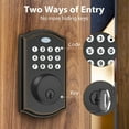 thumbnail image 3 of Amdohai Keyless Entry Deadbolt Lock,Electronic Keypad Door Lock, Auto Lock, 1 Touch, 3 of 6