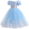thumbnail image 4 of Girls Cinderella Dress Princess Costume Halloween Fancy-Dress for 3-10 Years, 4 of 8