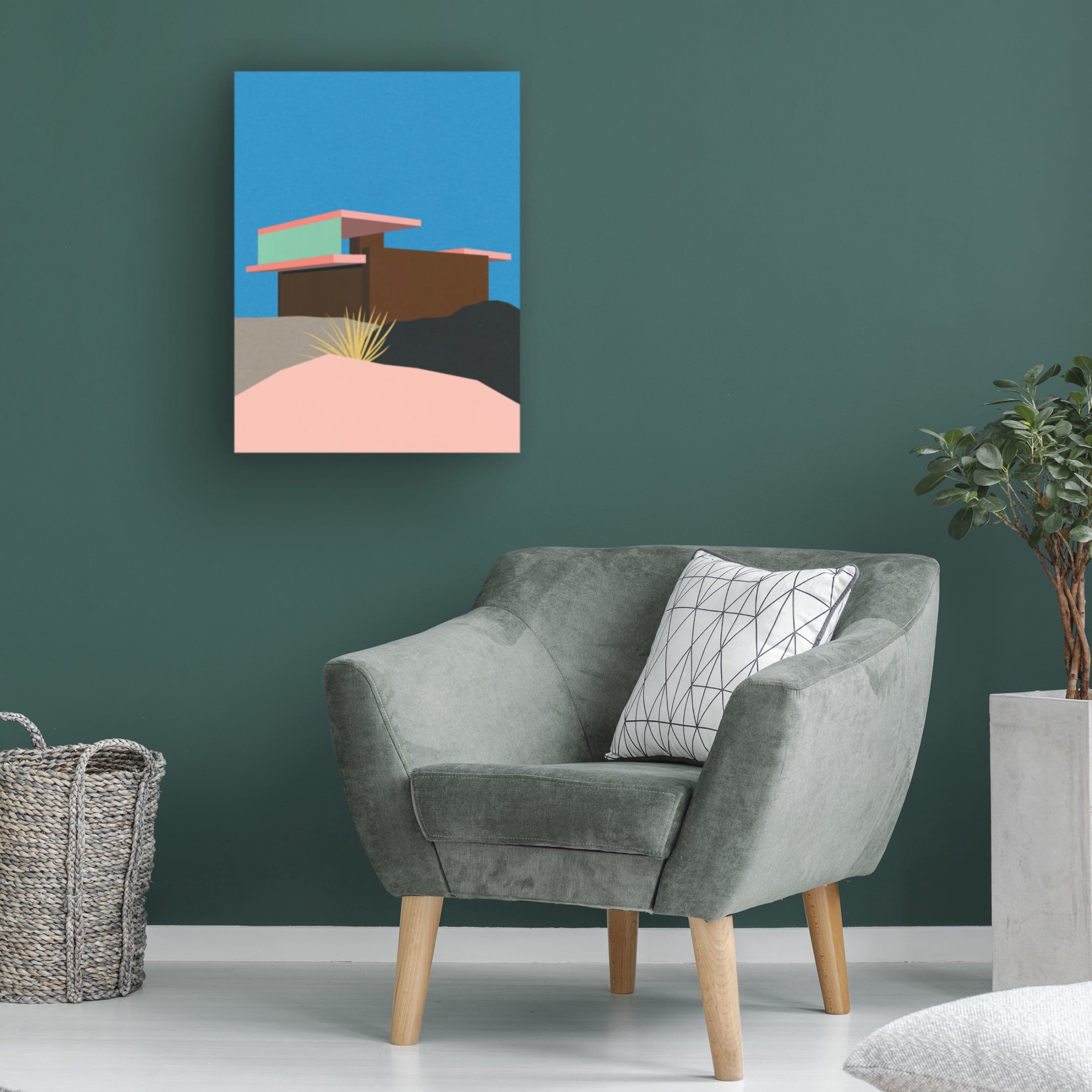 Trademark Fine Art Rosi Feist Kaufmann Desert House Canvas Wall Art
