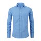 thumbnail image 4 of pstuiky camisas de manga larga para hombre, Camisa informal y moderna de manga larga con solapa y botones en color liso para hombre top de hombre xxxl, 4 of 4