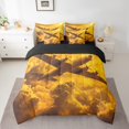 thumbnail image 2 of YST Ensemble de Literie 7 Pcs Avion au Coucher du Soleil, Grand Lit, 2 of 5
