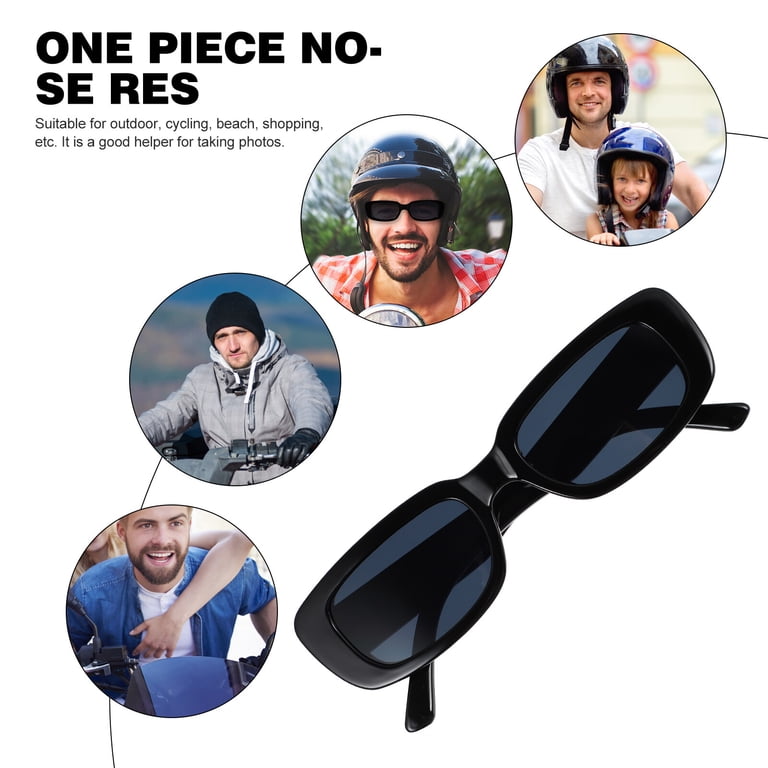 1pc Square Shaped Vintage Sunglasses, Suitable For Outdoor, Travel, Beach Amazon.com: Geopty 12/24 Pack Oversized Square Sunglasses  main image 3