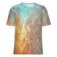thumbnail image 5 of Mermaid Fish Scales Women's Short Sleeve Tops Casual Blouses T Shirt, 5 of 6