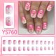 thumbnail image 2 of PBPCGBW Uñas postizas adhesivas degradado rosa con glitter 24 piezas, 2 of 7
