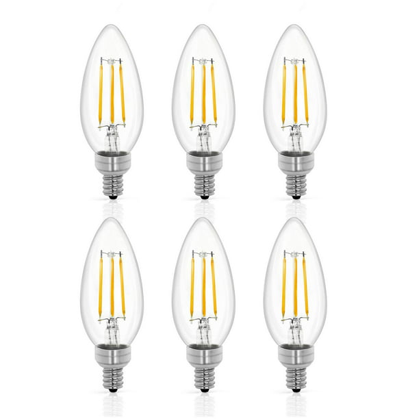 Tenergy Led Candelabra Bulbs Dimmable, 40w Chandelier Light Bulbs