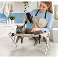 thumbnail image 4 of Elevated Outdoor Pet Bed Foldable Cooling Pet Bed, Stainless Steel Mesh Portable Raised Dog Bed for Camping and Pet Bath Care, Stainless Pet Bed with Detachable Parts, 4 of 4