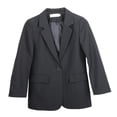 thumbnail image 3 of Chaquetas casuales de mujer de manga larga frente abierto elegante color sólido trajes abrigo S Yinane Chaqueta informal para mujer, 3 of 8