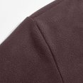 thumbnail image 6 of YOIAVAIOY Mens Quarter Zip Fleece Hoodie Heavy Warm Pullover Hoodies Adjustable Drawstring Sweatshirt Fall Winter Outdoor Athletic Sweatshirt Wine XL, 6 of 10